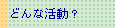 どんな活動？